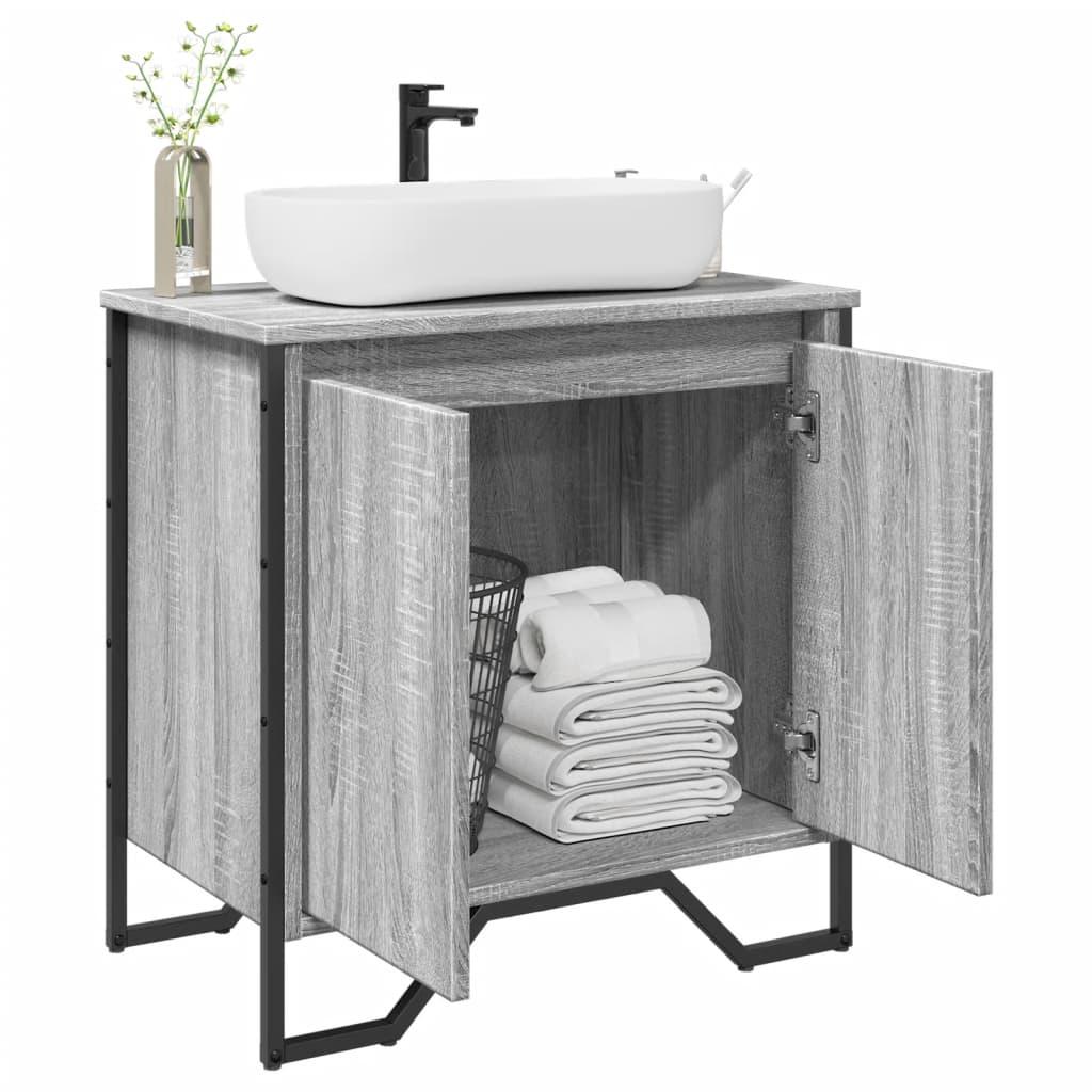 Armario de lavabo de baño madera ingeniería