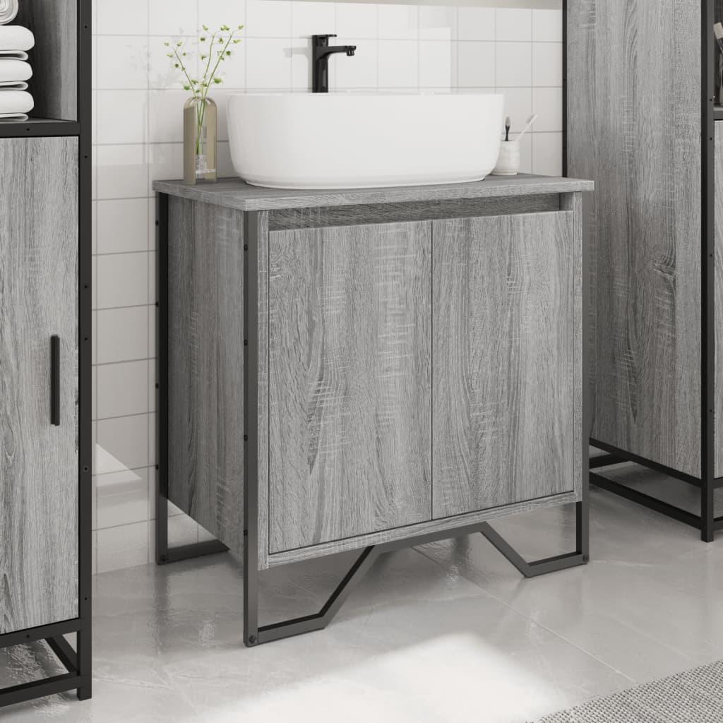 Armario de lavabo de baño madera ingeniería