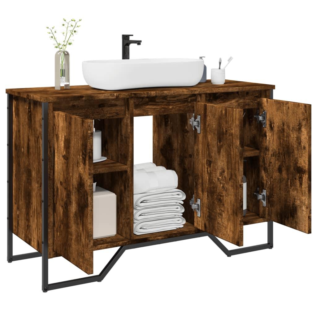 Armario de lavabo de baño madera ingeniería