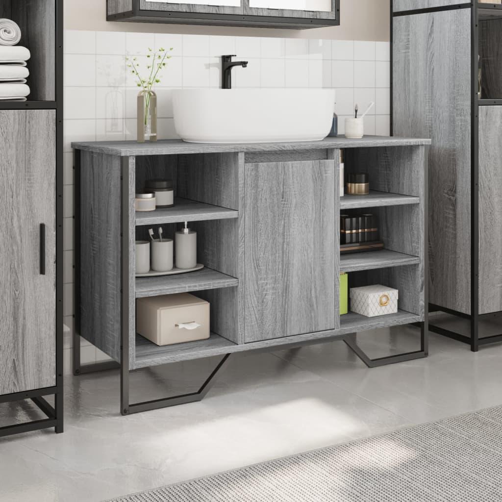 Armario de lavabo de baño madera ingeniería