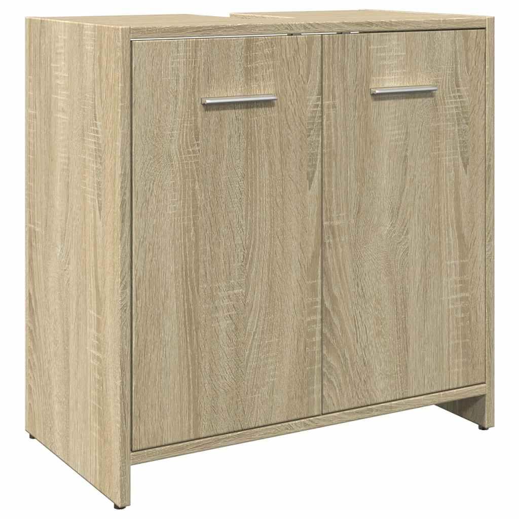 Armario de lavabo de baño madera ingeniería