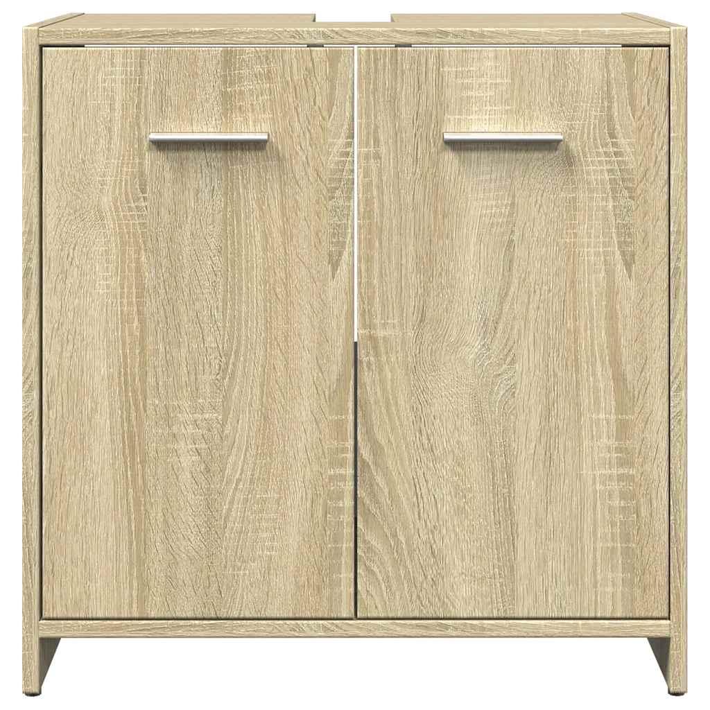 Armario de lavabo de baño madera ingeniería