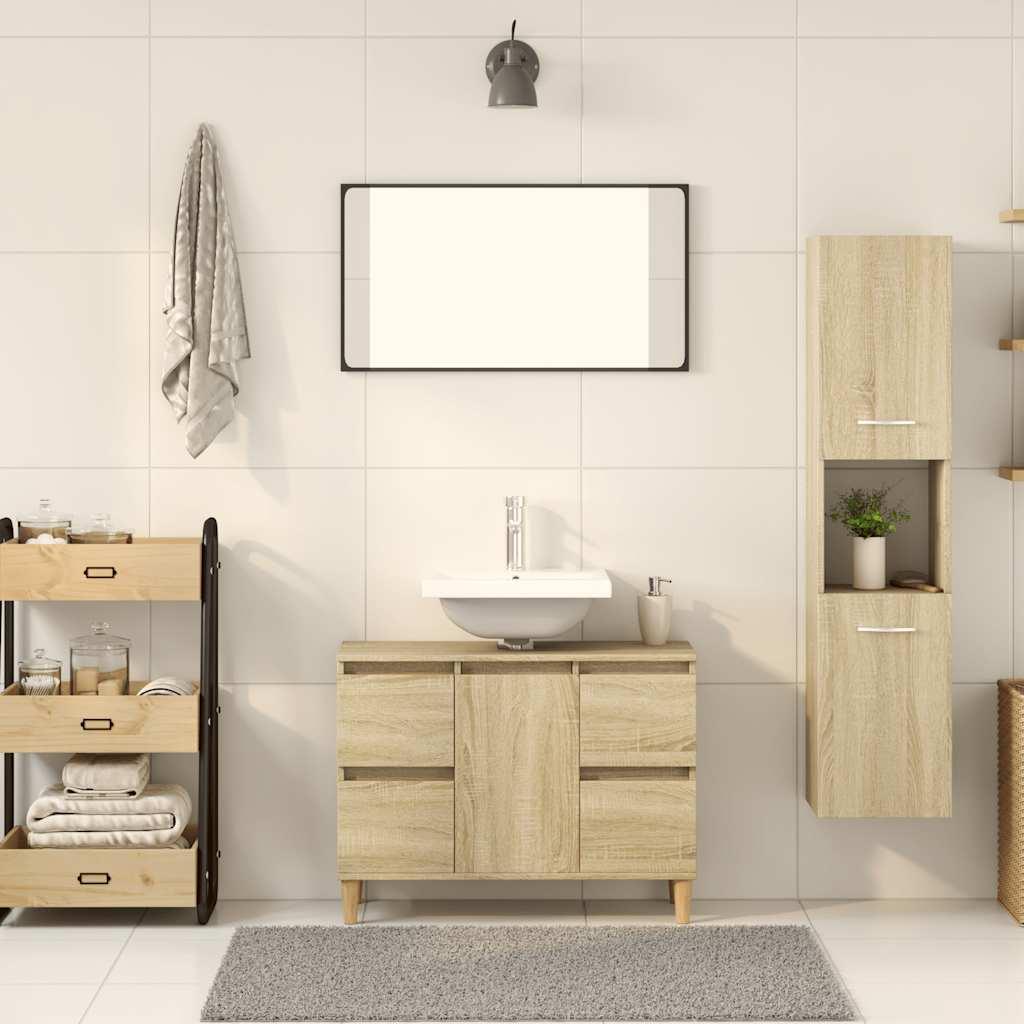 Armario de baño madera