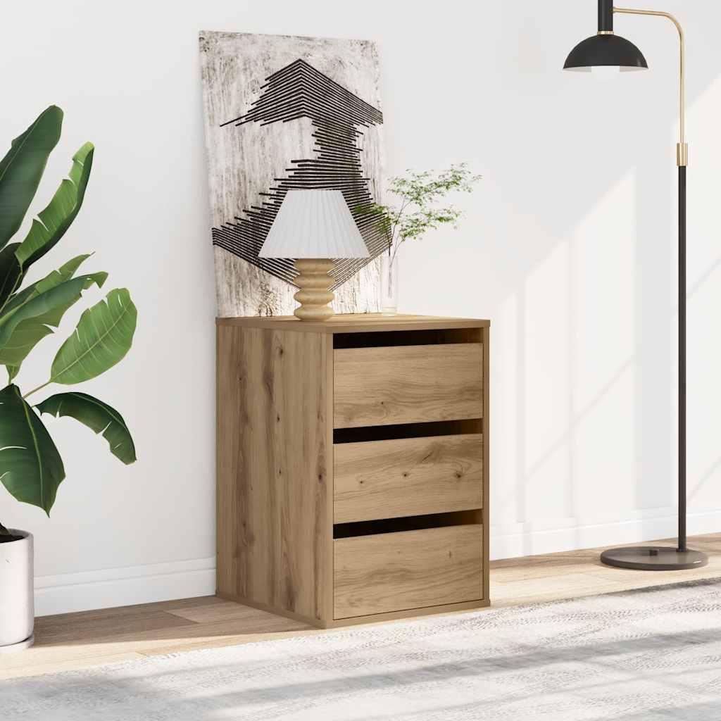 Cómoda de esquina madera de ingeniería blanco 40x41x58 cm