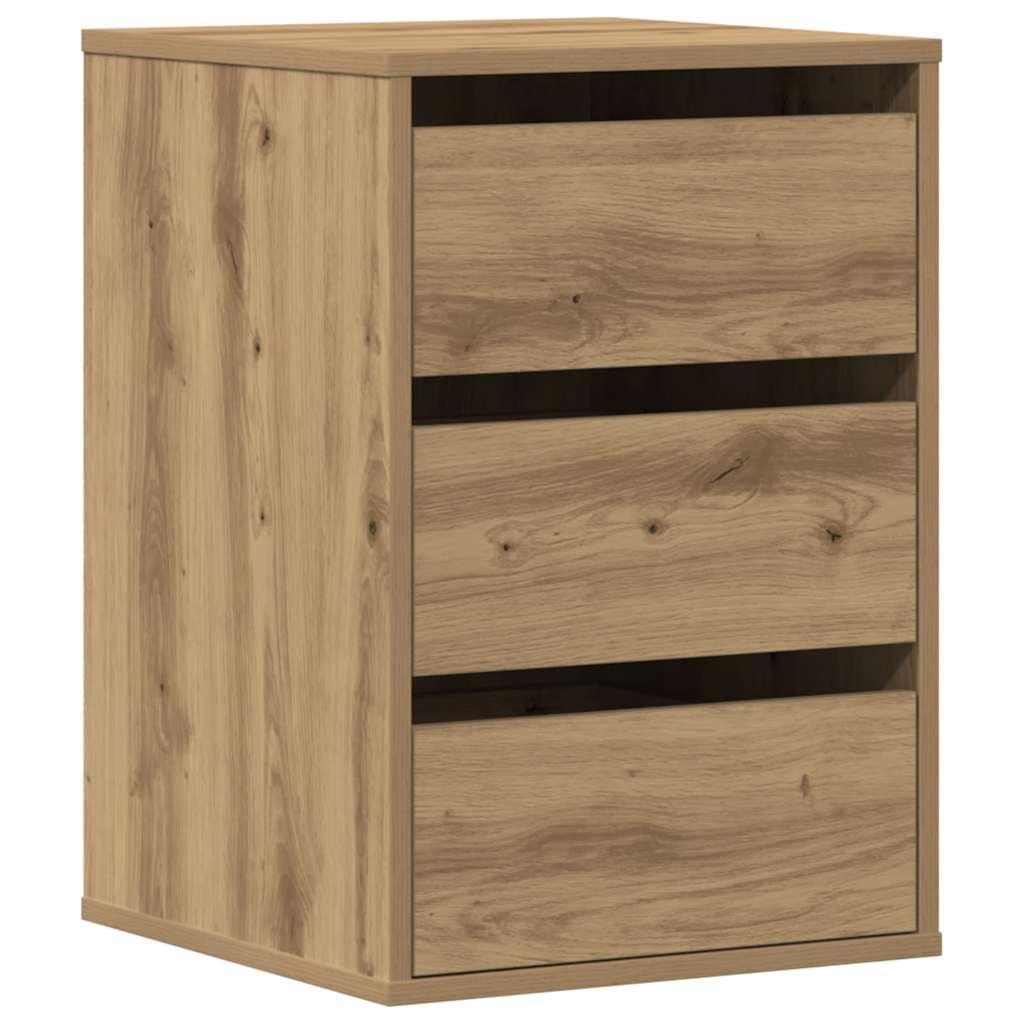 Cómoda de esquina madera de ingeniería blanco 40x41x58 cm