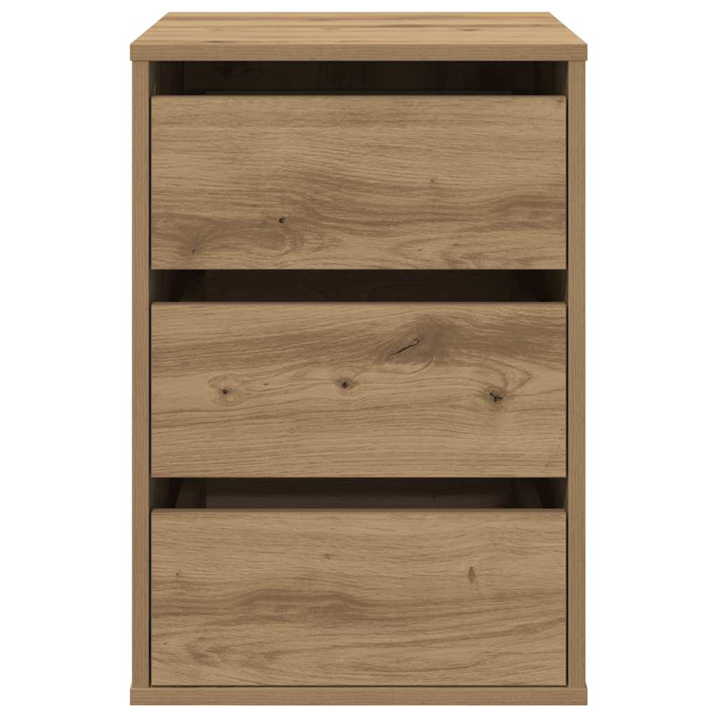 Cómoda de esquina madera de ingeniería blanco 40x41x58 cm