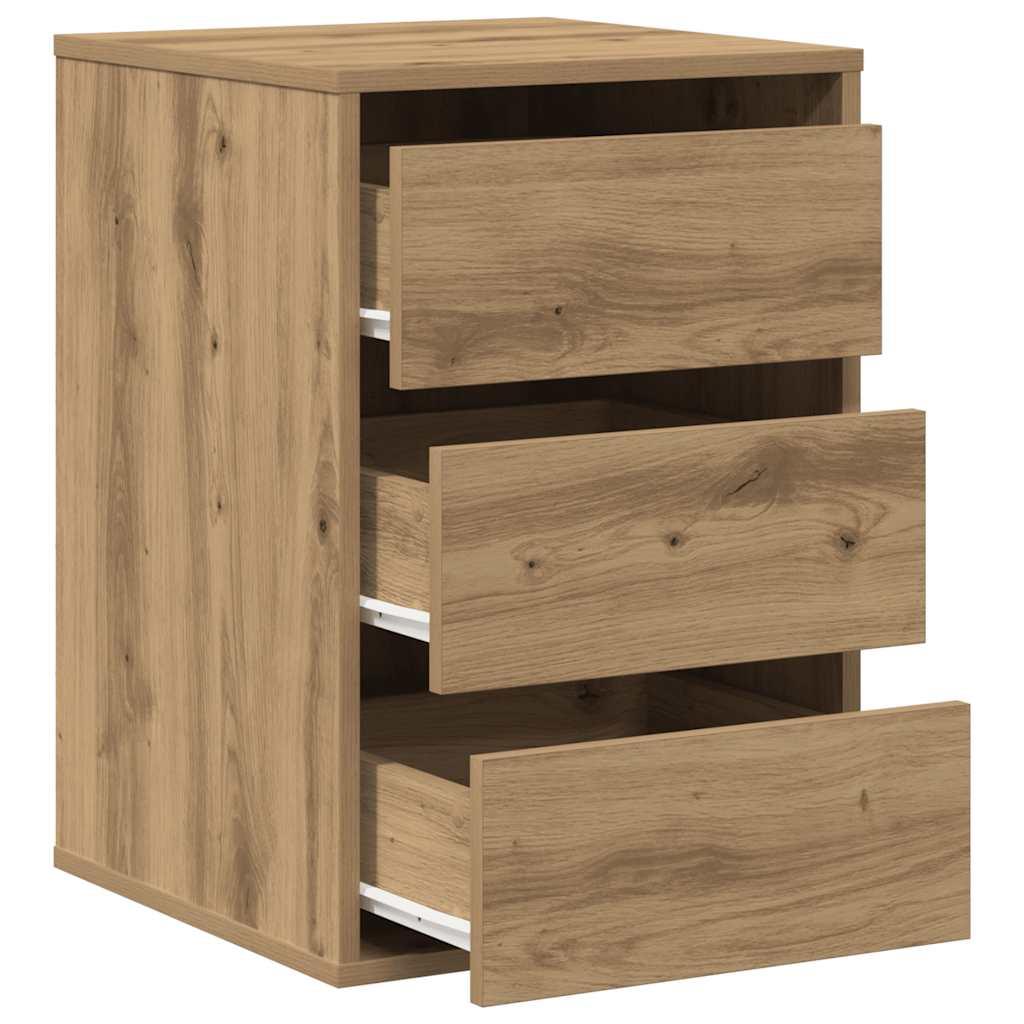 Cómoda de esquina madera de ingeniería blanco 40x41x58 cm