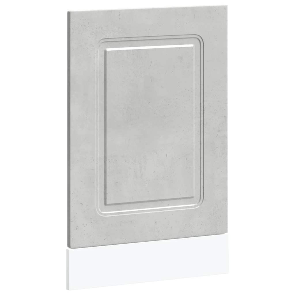 Panel para lavavajillas Kalmar gris hormigón