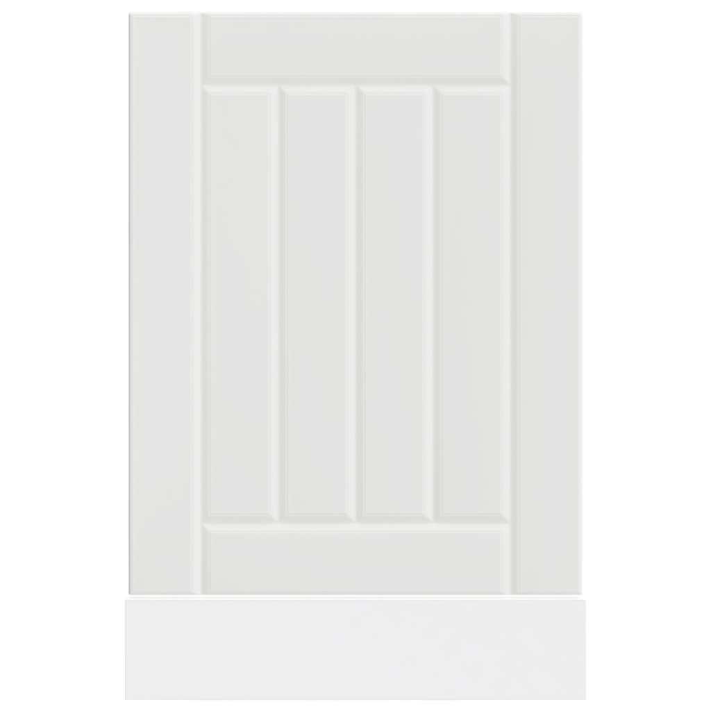 Panel para lavavajillas Lucca madera contrachapada blanca