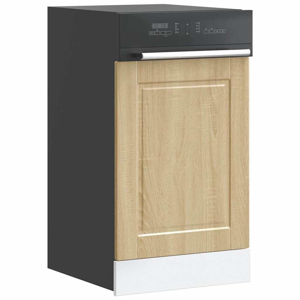 Panel para lavavajillas Porto 45x1,5x57 cm madera contrachapada roble sonoma