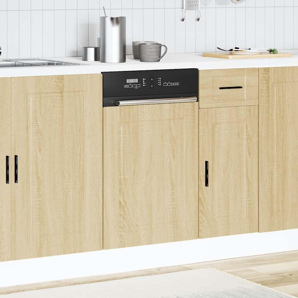 Panel para lavavajillas Porto 45x1,5x57 cm madera contrachapada roble sonoma