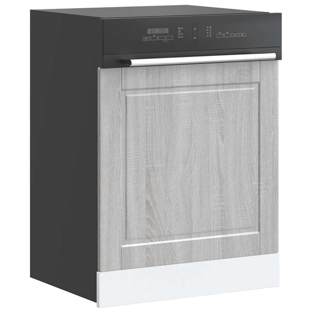 Panel para lavavajillas Porto 45x1,5x57 cm madera contrachapada roble sonoma