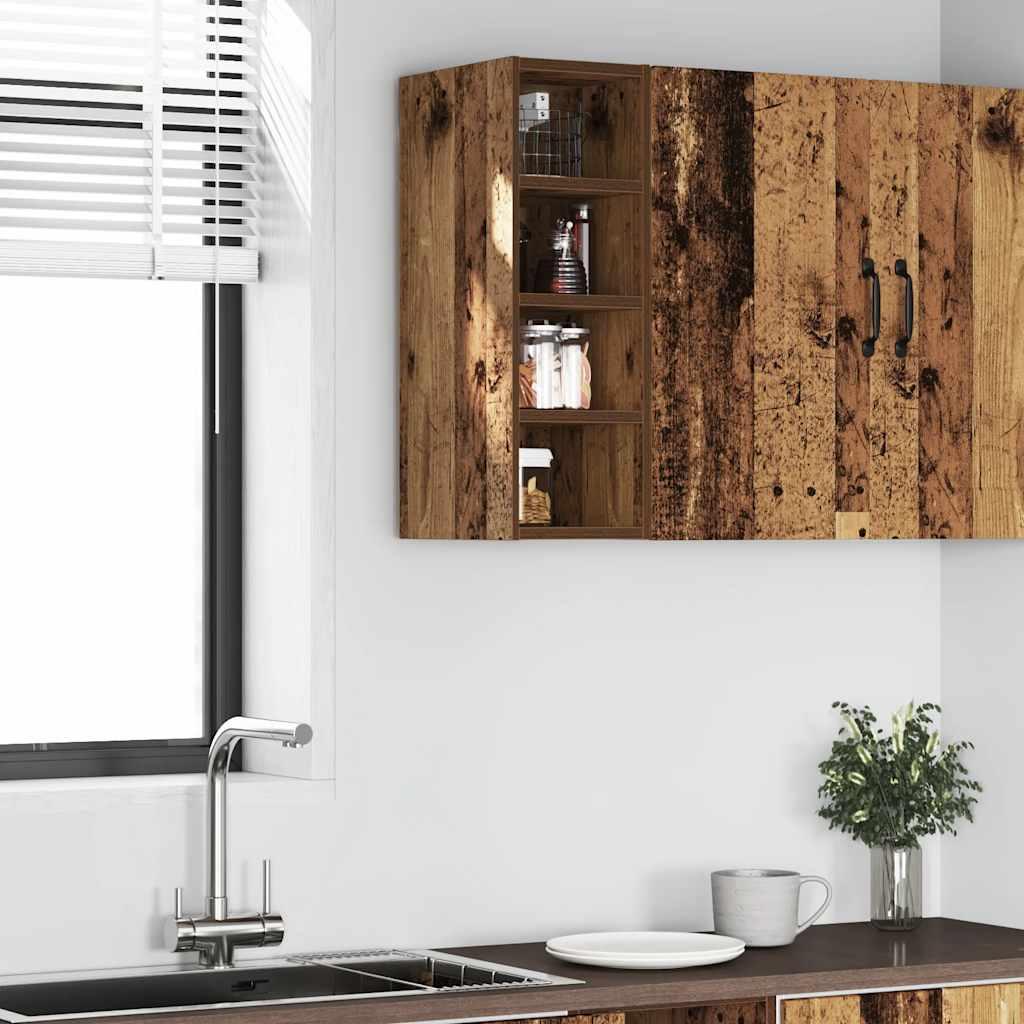 Armario colgante "Riga" de madera vieja, 20 x 29,5 x 60 cm, madera de ingeniería