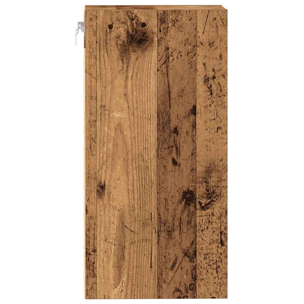 Armario colgante "Riga" de madera vieja, 20 x 29,5 x 60 cm, madera de ingeniería