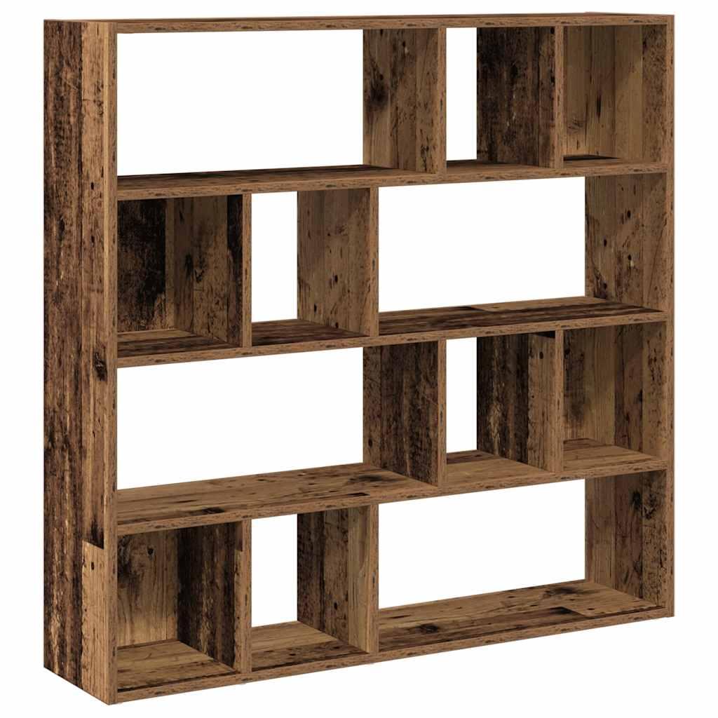 Estantería/divisor de espacios madera antigua 105x24x102 cm