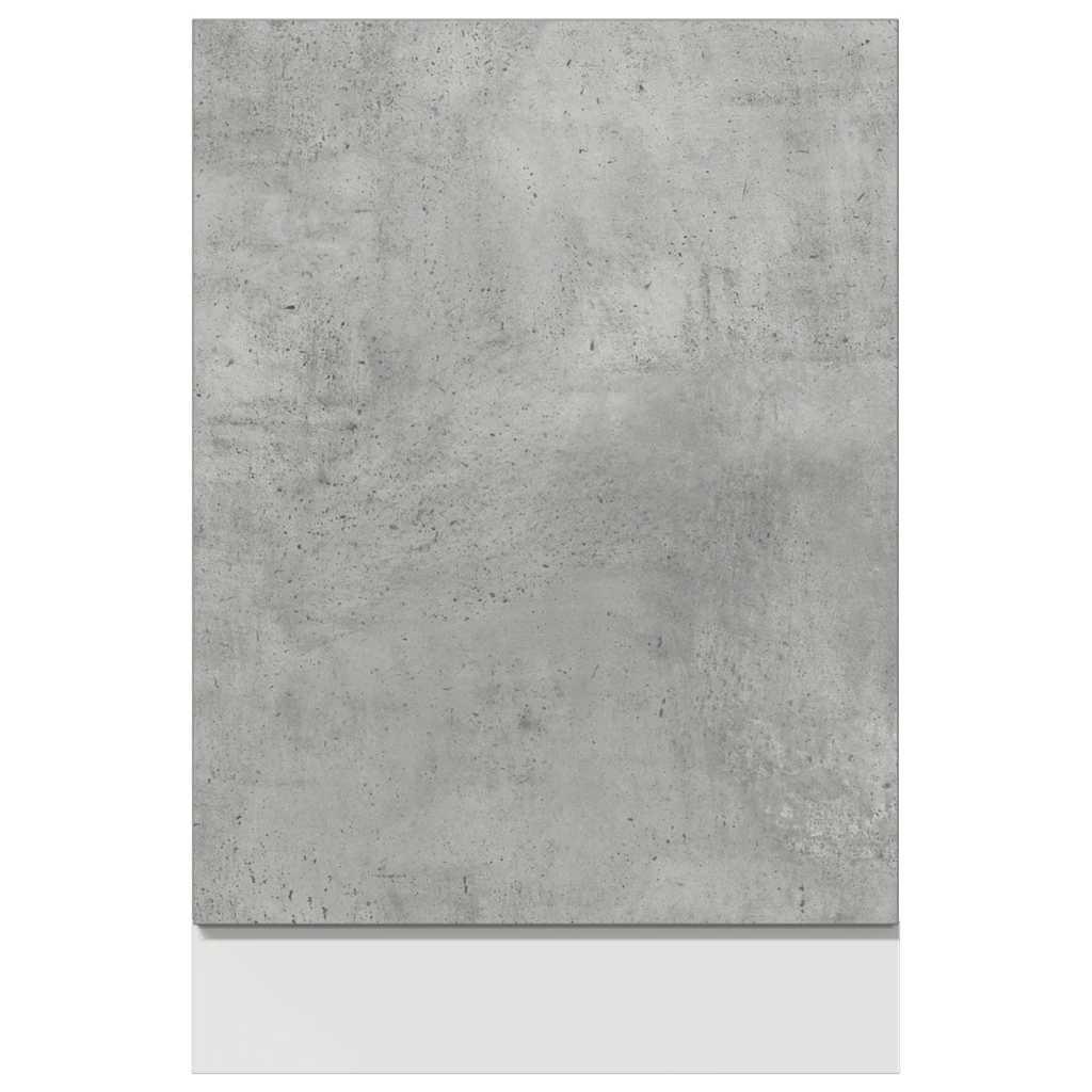 Panel para lavavajillas "Lyon" gris hormigón 45x3x67 cm