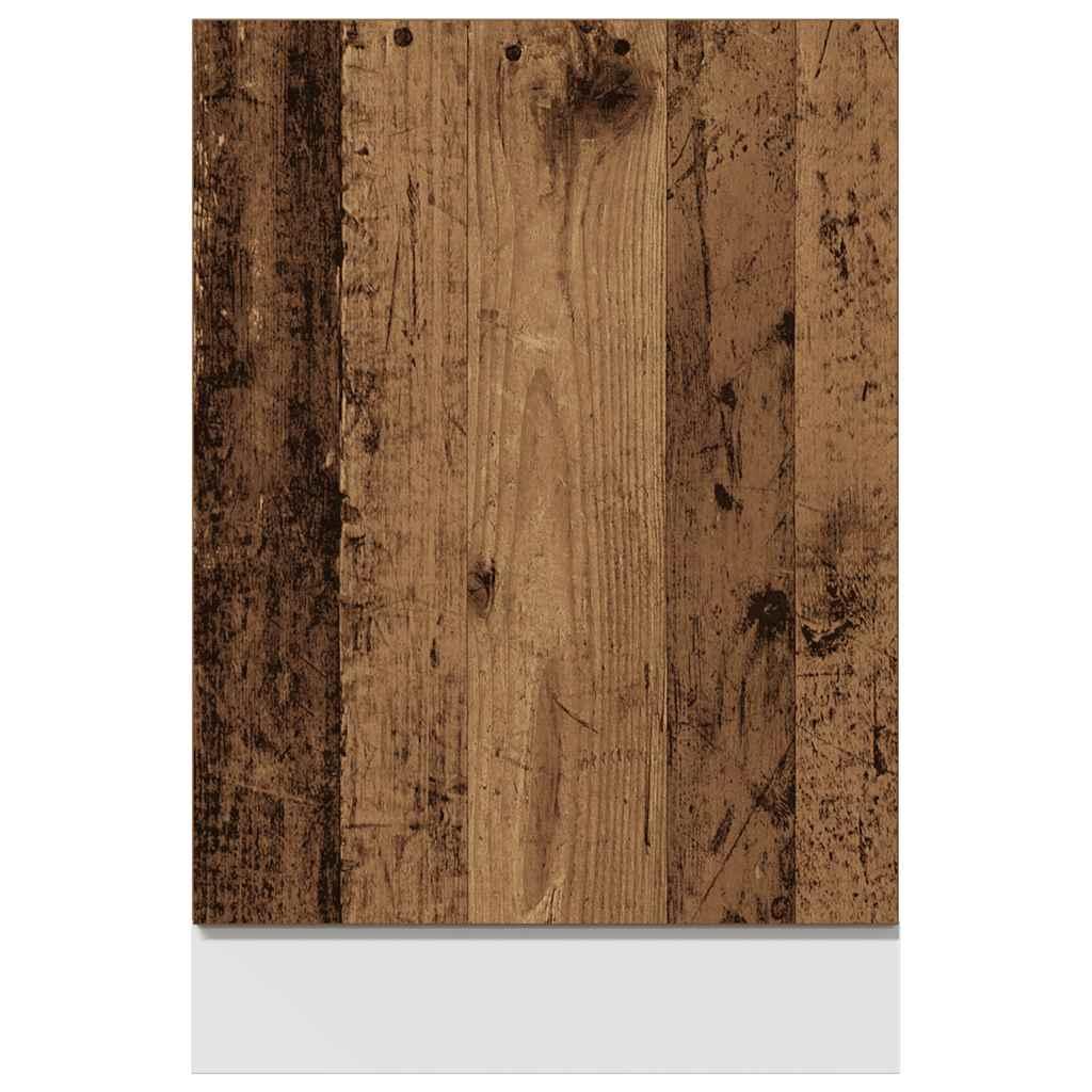 Panel para lavavajillas "Lyon" de madera vieja 45x3x67 cm de madera sintética