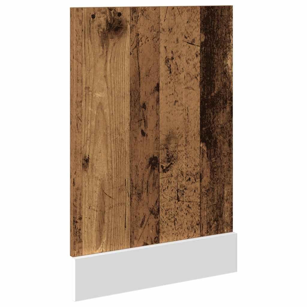 Panel para lavavajillas "Lyon" de madera vieja 45x3x67 cm de madera sintética