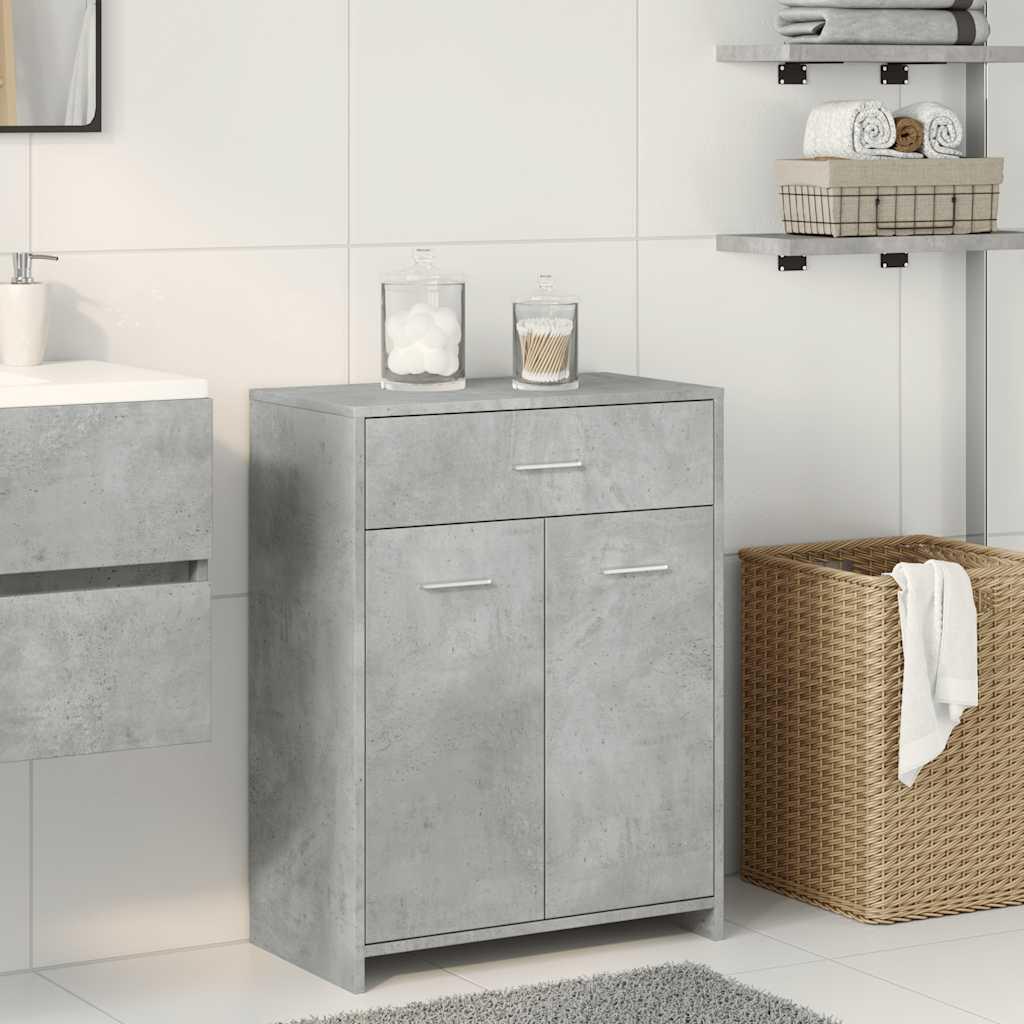 Armario de baño madera contrachapada hormigón