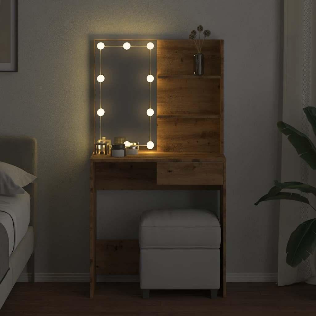 Tocador con luces LED