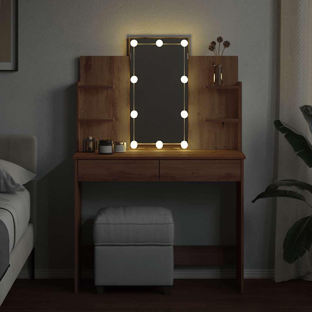 Tocador con luces LED
