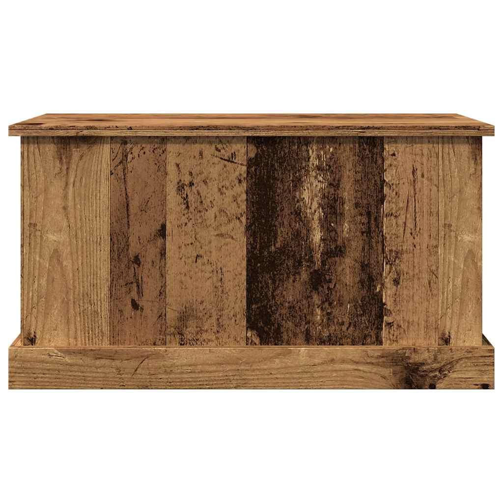 Caja de almacenaje madera de ingeniería envejecida