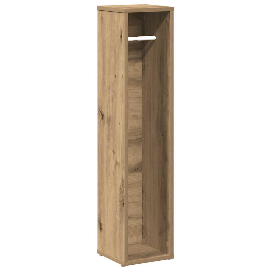 Mueble de baño con portarrollos, roble artesanal