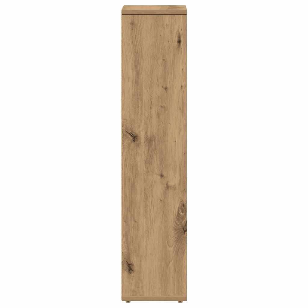 Mueble de baño con portarrollos, roble artesanal