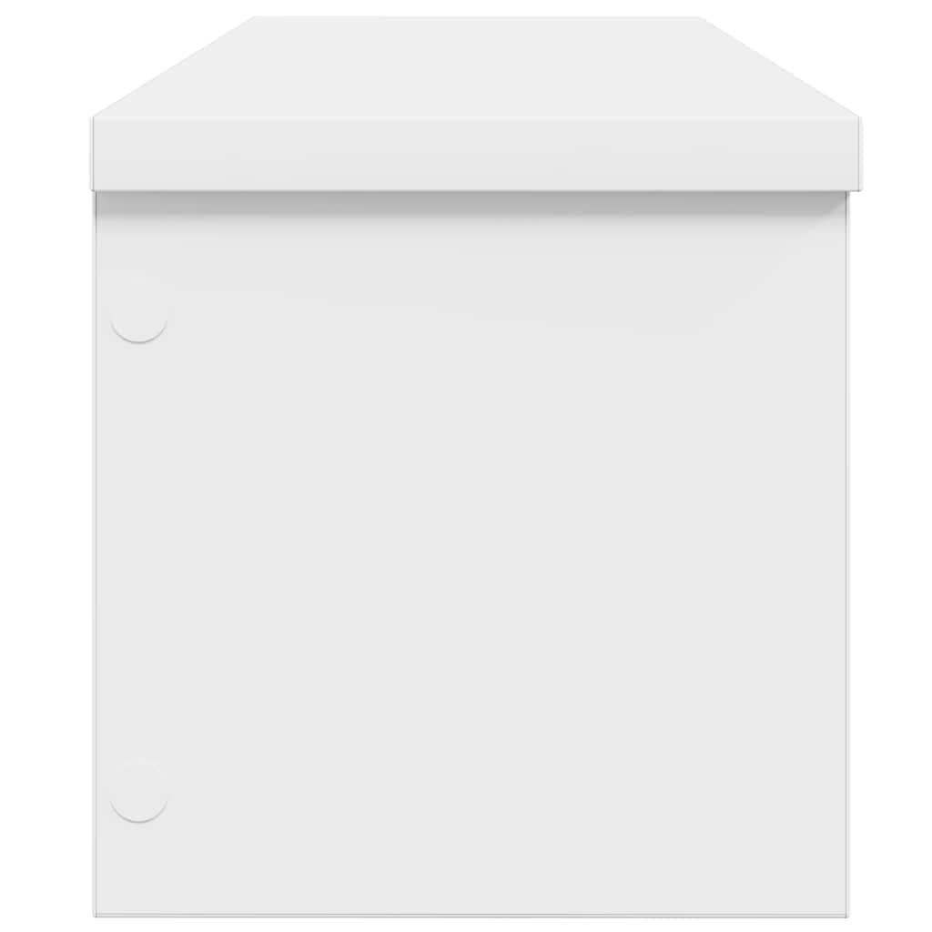 Estantería cocina apilable madera ingeniería blanca 60x15x16 cm