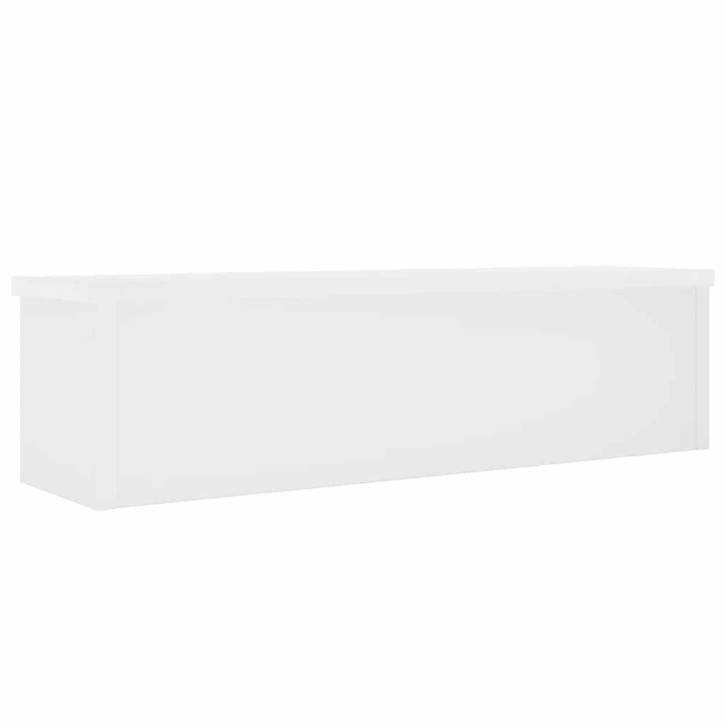 Estantería cocina apilable madera ingeniería blanca 60x15x16 cm