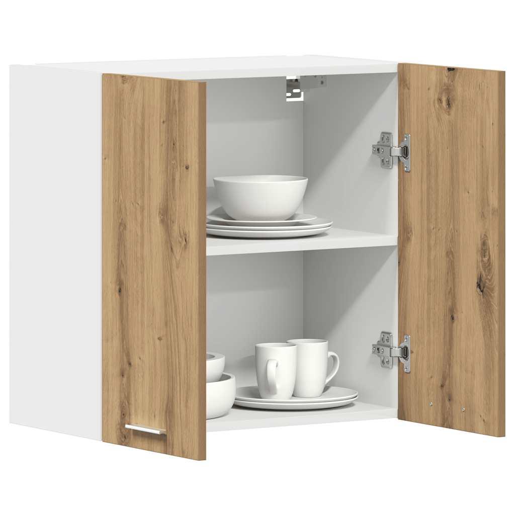 Armario de pared de cocina "Lyon" roble artesanal 60x31x60 cm madera de ingeniería