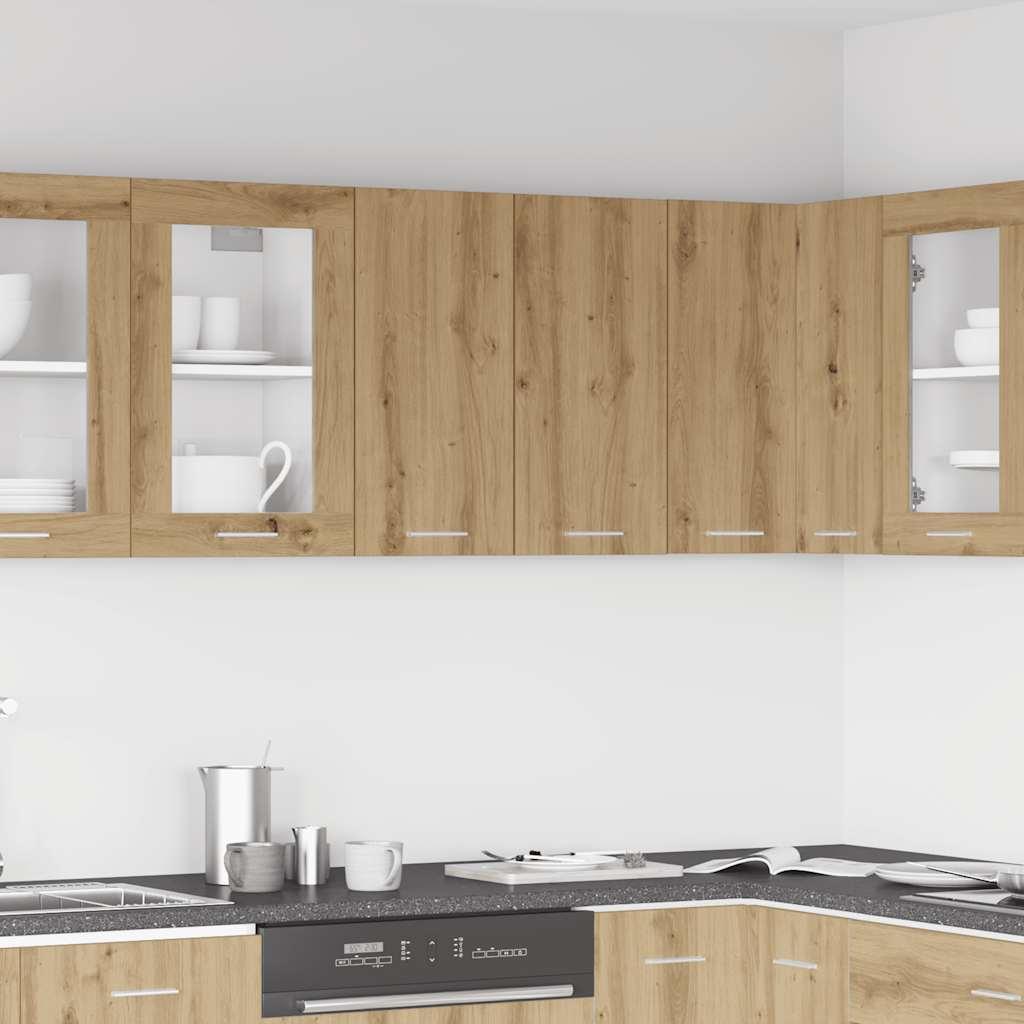 Armario de pared de cocina "Lyon" roble artesanal 60x31x60 cm madera de ingeniería