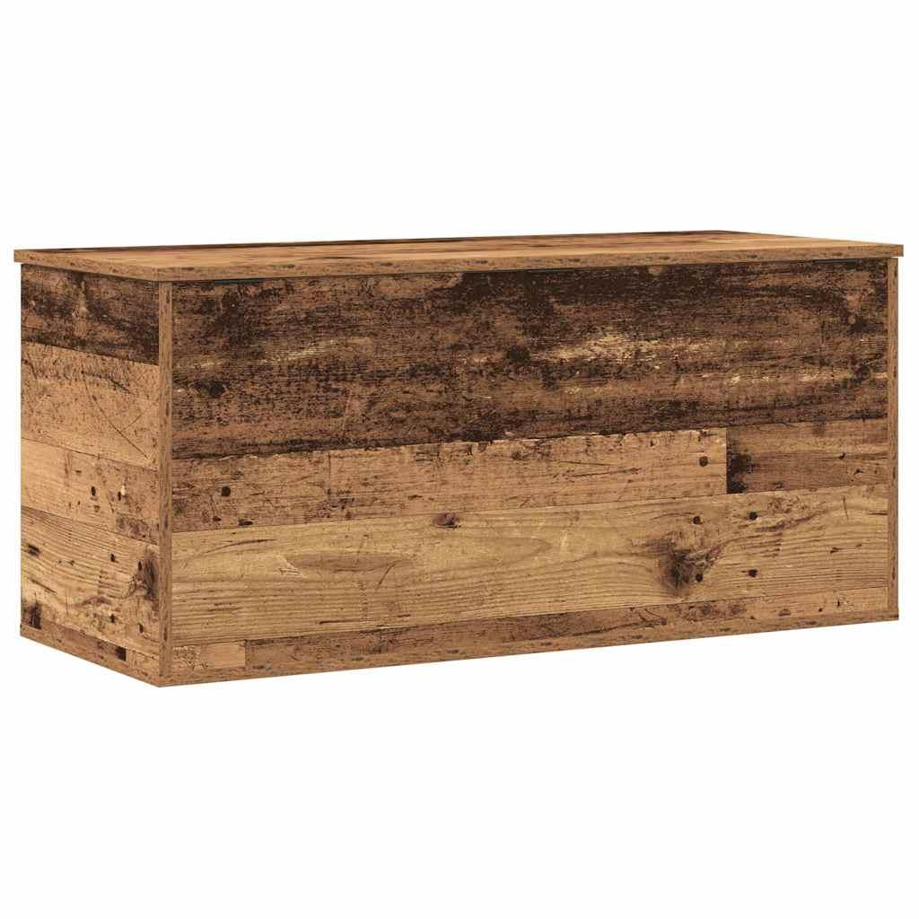 Caja de Almacenamiento Madera envejecida