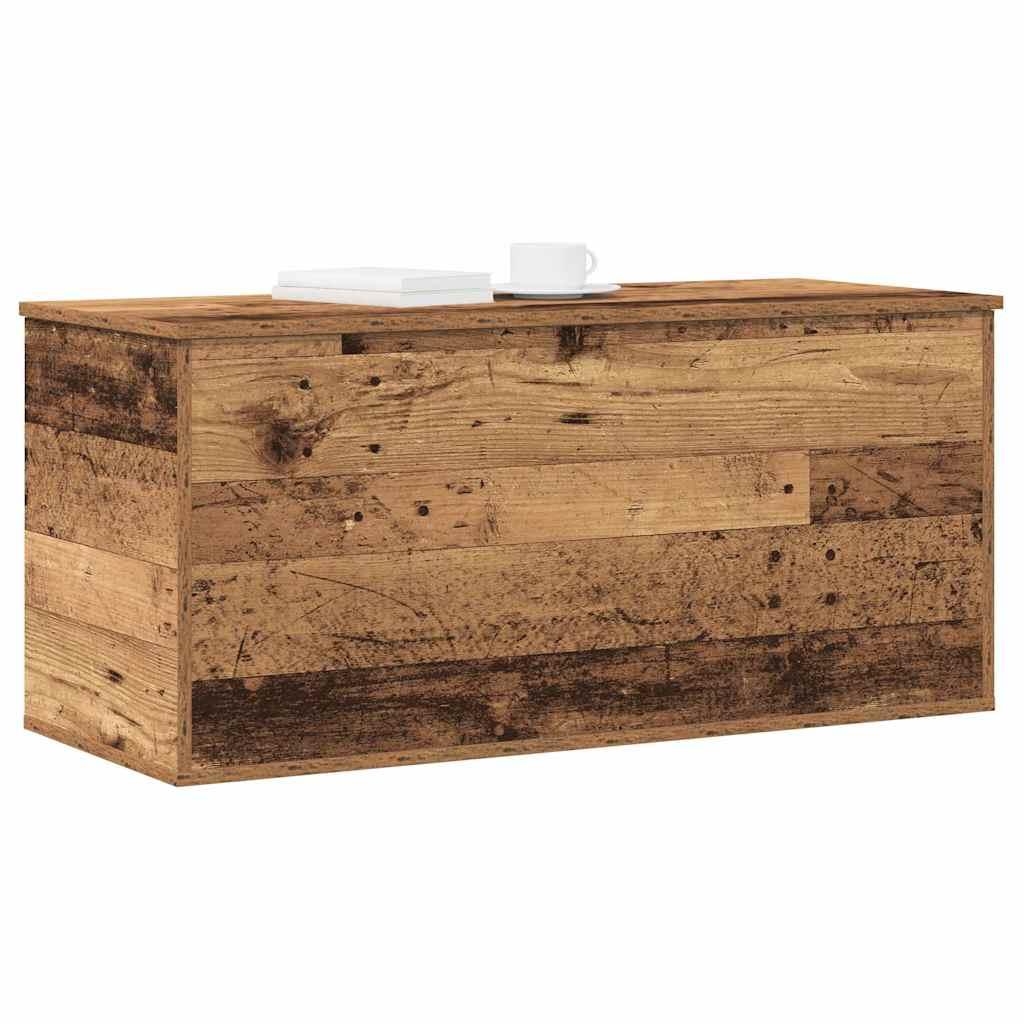 Caja de Almacenamiento Madera envejecida