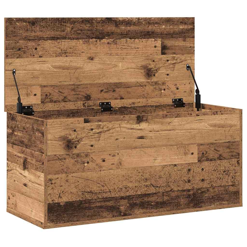 Caja de Almacenamiento Madera envejecida