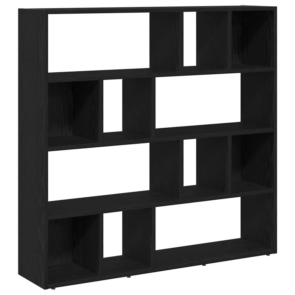 Librería/Separador de ambientes Roble negro 105x24x102 cm