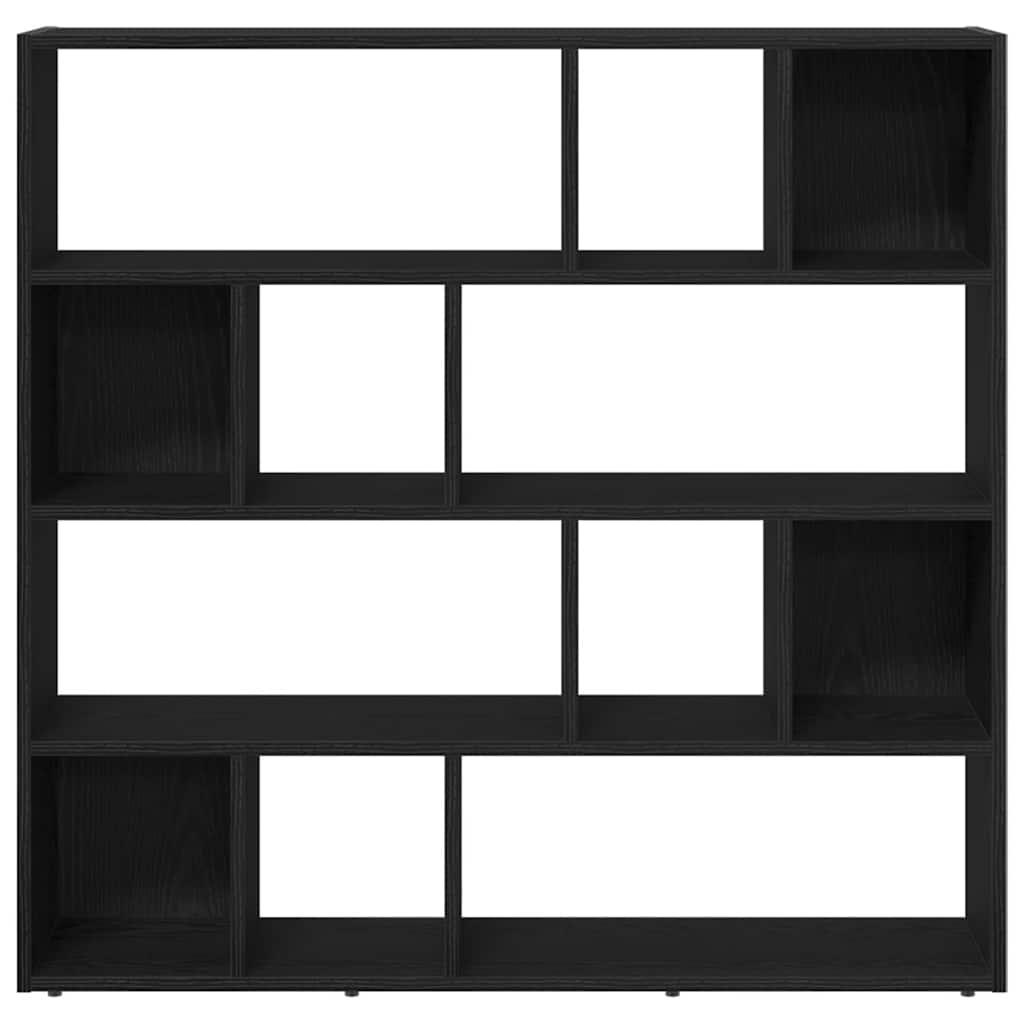 Librería/Separador de ambientes Roble negro 105x24x102 cm