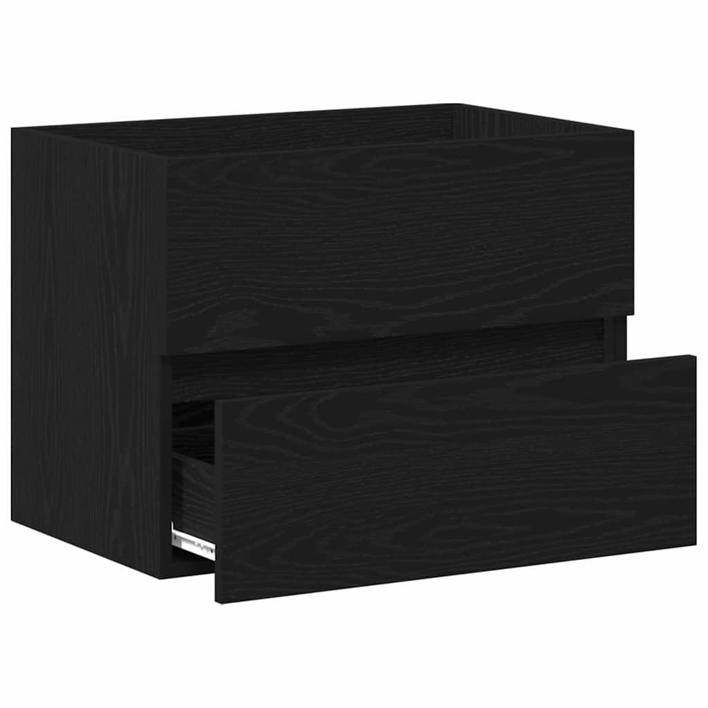 Mueble de Cuarto de Baño Marrón y Negro 38 x 33,5 x 160 cm
