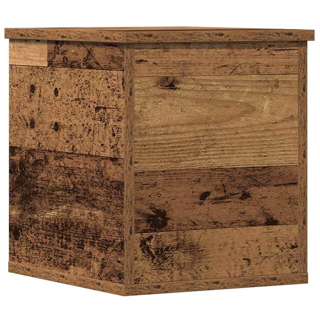 Caja de Almacenamiento Madera envejecida