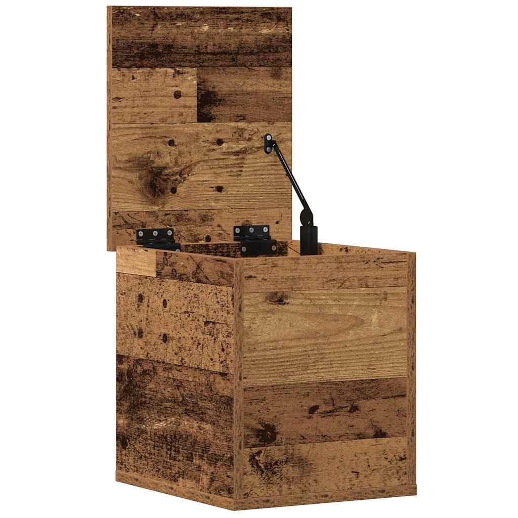 Caja de Almacenamiento Madera envejecida