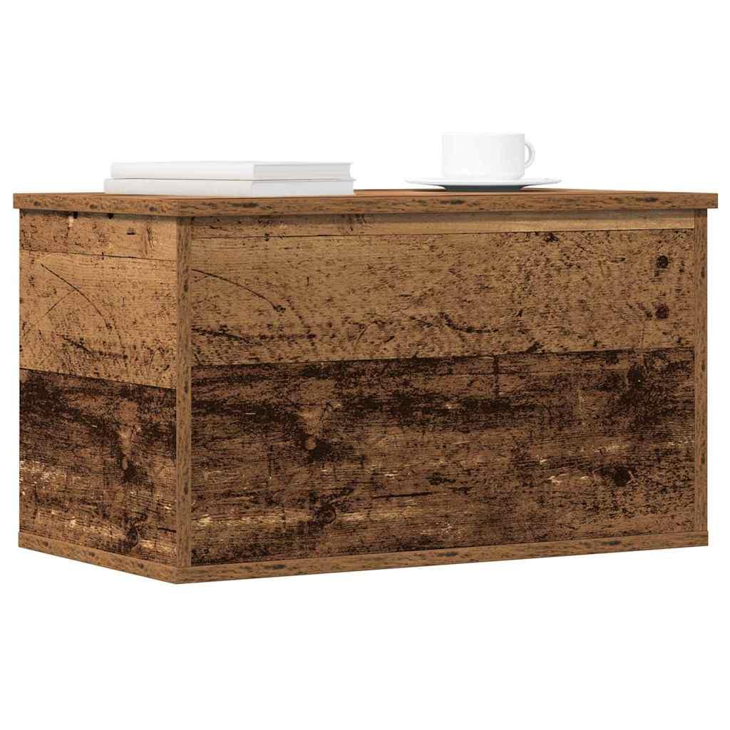 Caja de Almacenamiento Madera envejecida