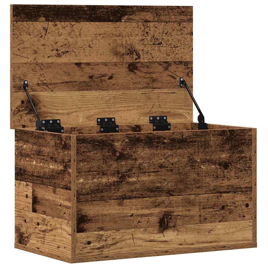 Caja de Almacenamiento Madera envejecida