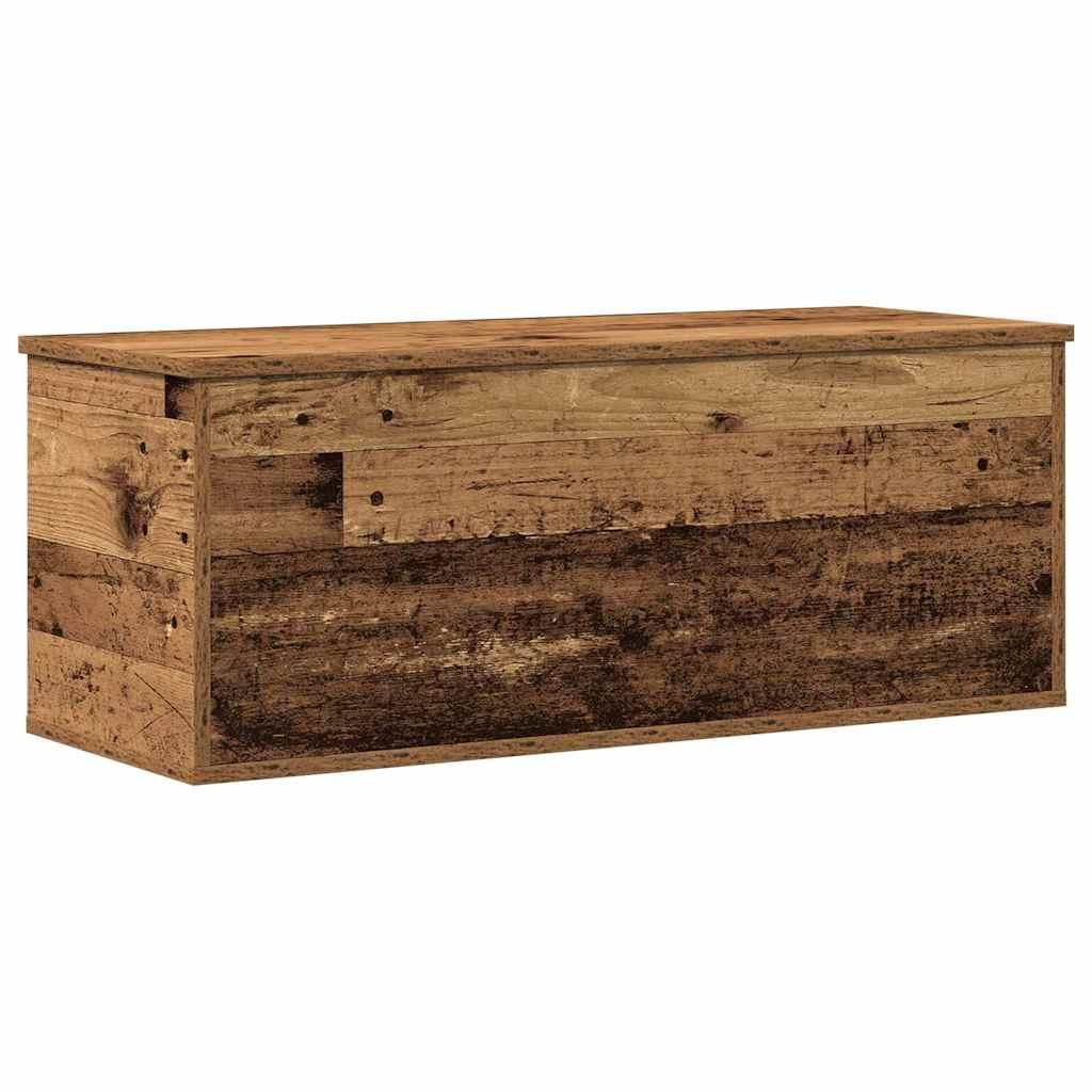 Caja de Almacenamiento Madera envejecida