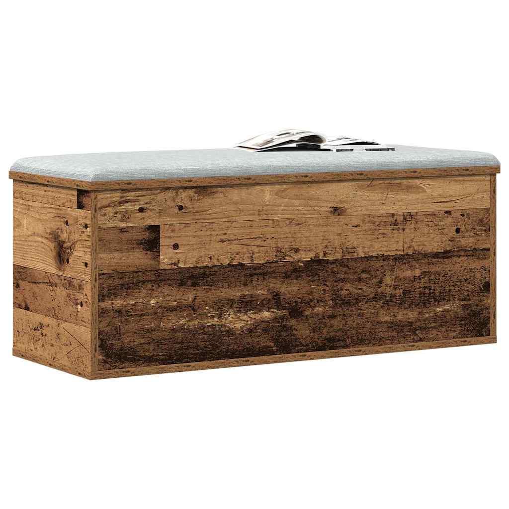 Caja de Almacenamiento Madera envejecida