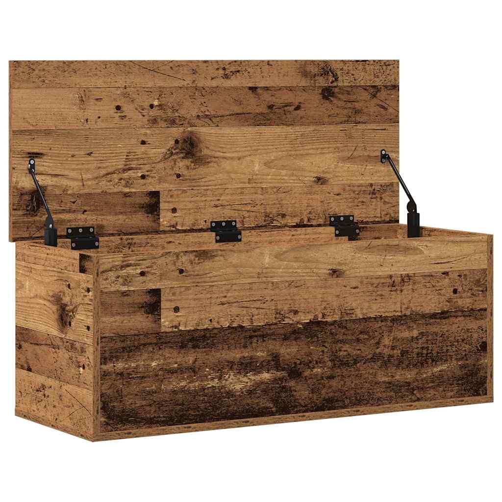 Caja de Almacenamiento Madera envejecida
