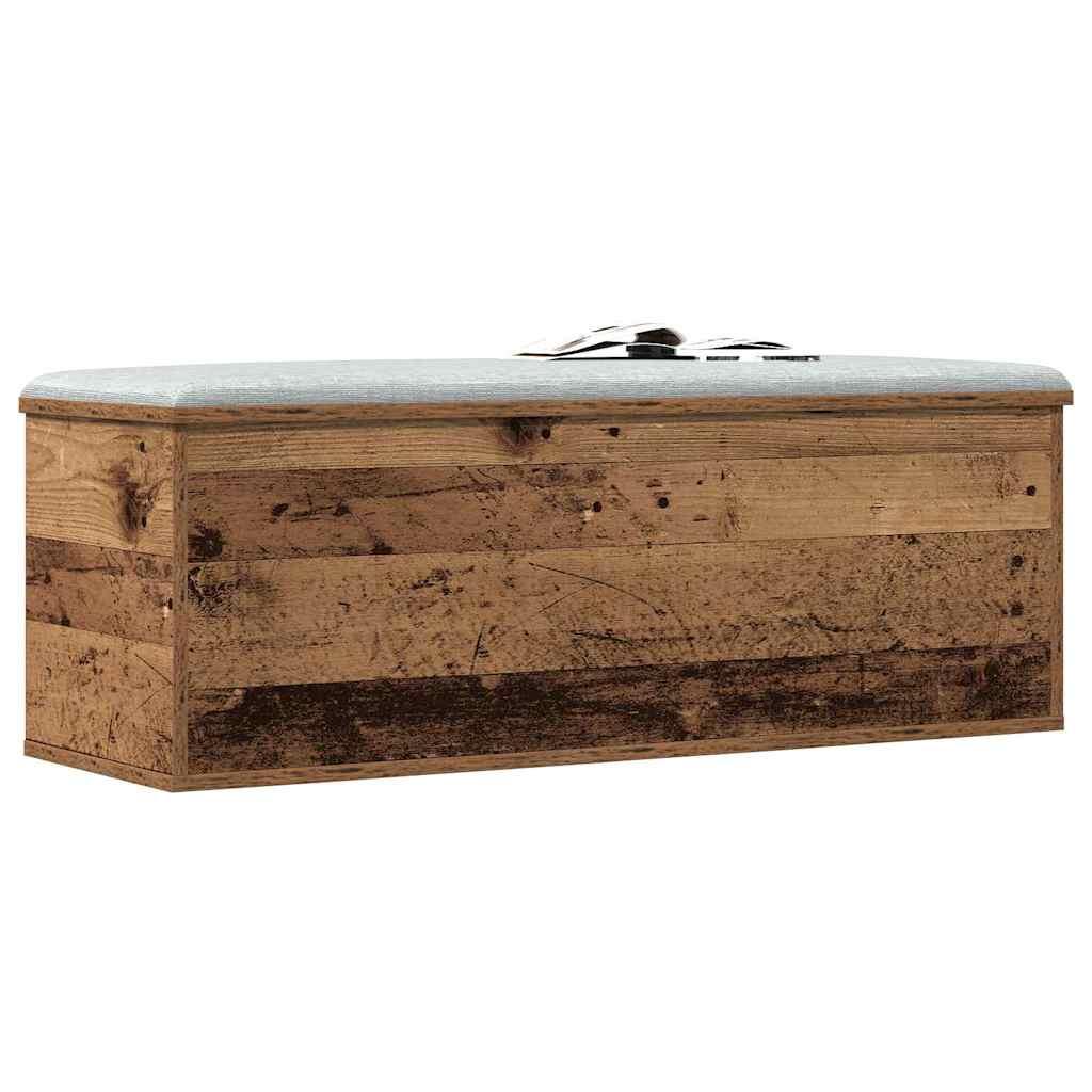 Caja de Almacenamiento Madera envejecida