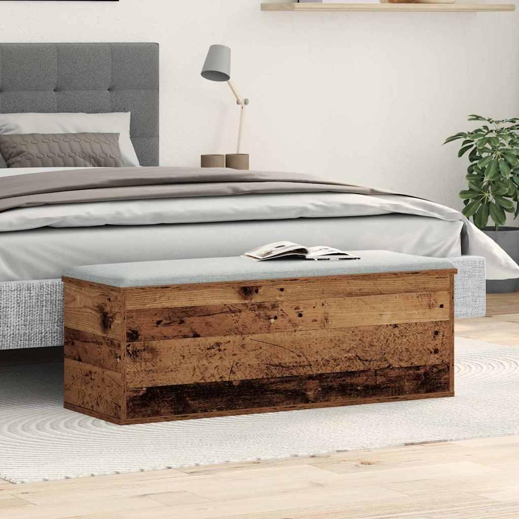 Caja de Almacenamiento Madera envejecida