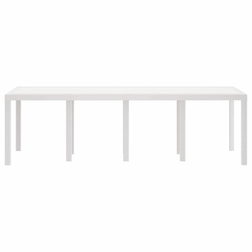 Mesa de Jardín 250 x 100 x 73 cm ratán sintético