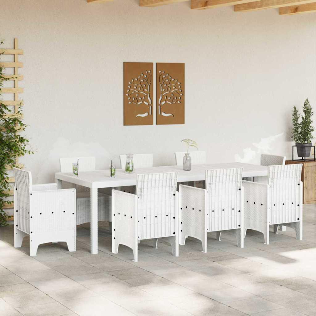 Mesa de Jardín 250 x 100 x 73 cm ratán sintético