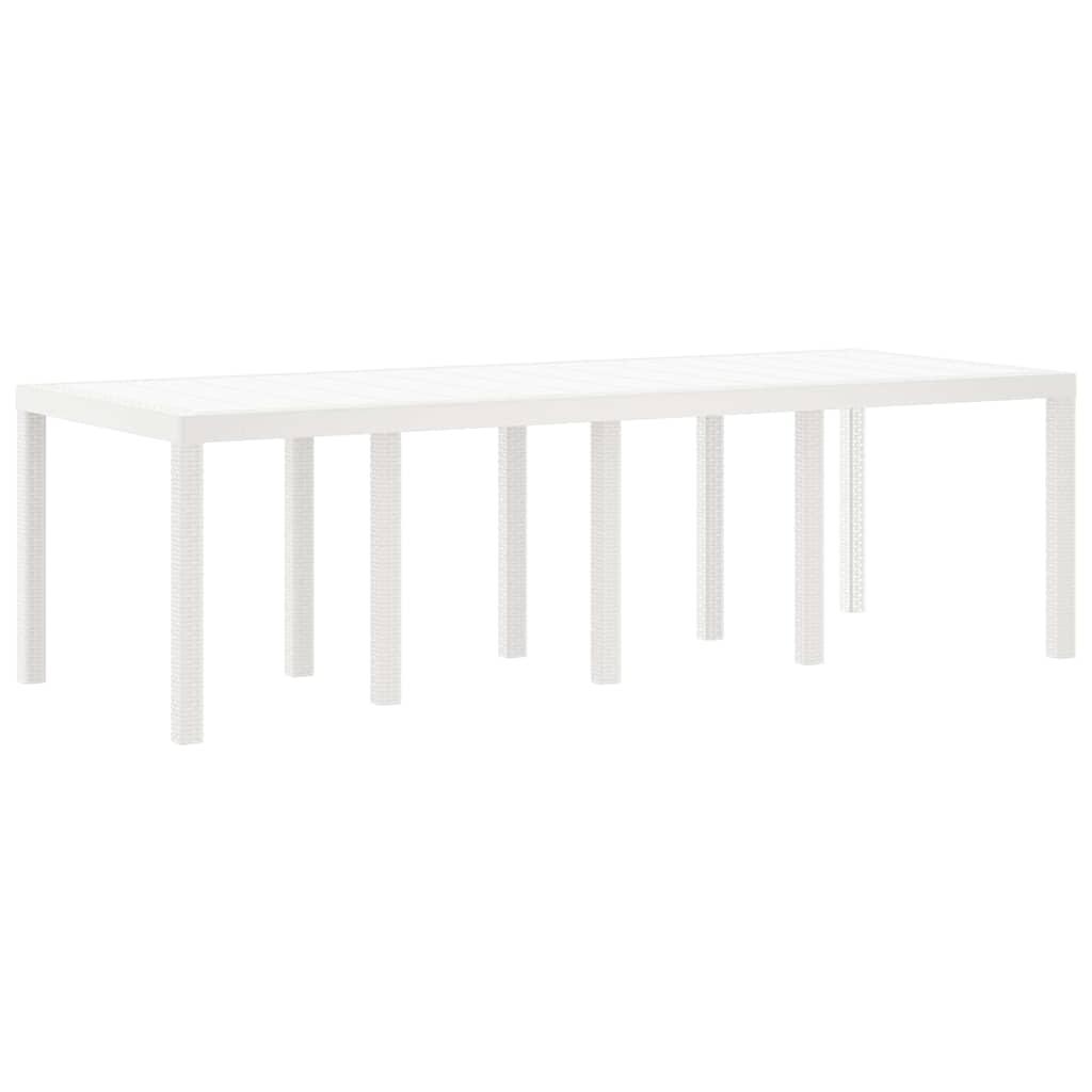 Mesa de Jardín 250 x 100 x 73 cm ratán sintético